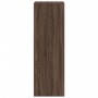 Aparador alto madera de ingeniería marrón roble 50x41x124 cm by , Sideboards - Ref: Foro24-846403, Price: 81,48 €, Discount: %
