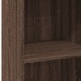 Aparador alto madera de ingeniería marrón roble 50x41x124 cm by , Sideboards - Ref: Foro24-846403, Price: 81,48 €, Discount: %