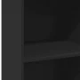 Aparador alto madera de ingeniería negro 50x41x124 cm by , Sideboards - Ref: Foro24-846398, Price: 71,03 €, Discount: %