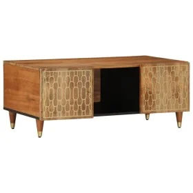 Massiver Mangoholz-Couchtisch 100x54x40 cm von , Couchtisch - Ref: Foro24-358296, Preis: 92,01 €, Rabatt: %