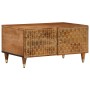 Mesa de centro de madera maciza de mango 80x50x40 cm by , Coffee table - Ref: Foro24-358289, Price: 103,85 €, Discount: %