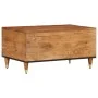 Mesa de centro de madera maciza de mango 80x50x40 cm by , Coffee table - Ref: Foro24-358289, Price: 102,61 €, Discount: %