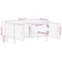 Mesa de centro de madera maciza de mango 80x50x40 cm by , Coffee table - Ref: Foro24-358289, Price: 103,85 €, Discount: %