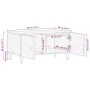Mesa de centro de madera maciza de mango 80x50x40 cm by , Coffee table - Ref: Foro24-358289, Price: 102,61 €, Discount: %