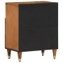 Mesita de noche madera maciza de mango 50x33x62 cm by , Nightstands - Ref: Foro24-358294, Price: 115,23 €, Discount: %