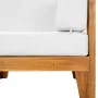 Muebles de jardín 2 piezas con cojines madera maciza de acacia by vidaXL, Modular outdoor sofas - Ref: Foro24-312146, Price: ...