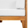 Muebles de jardín 2 piezas con cojines madera maciza de acacia by vidaXL, Modular outdoor sofas - Ref: Foro24-312146, Price: ...