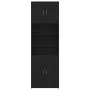 Schwarzer Hochschrank aus Ingenieurholz 80x42,5x249 cm von , Sideboards - Ref: Foro24-3281358, Preis: 271,27 €, Rabatt: %