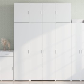 Hoher Schrank aus weißem Ingenieurholz 80x42,5x249 cm von , Sideboards - Ref: Foro24-3281364, Preis: 282,27 €, Rabatt: %