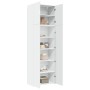 Aparador alto madera de ingeniería blanco 80x42,5x249 cm by , Sideboards - Ref: Foro24-3281364, Price: 282,27 €, Discount: %