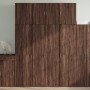 Aparador alto madera de ingeniería marrón roble 80x42,5x249 cm by , Sideboards - Ref: Foro24-3281370, Price: 262,34 €, Discou...