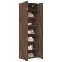 Aparador alto madera de ingeniería marrón roble 80x42,5x249 cm de , Aparadores - Ref: Foro24-3281370, Precio: 258,19 €, Descu...