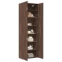 Aparador alto madera de ingeniería marrón roble 80x42,5x249 cm by , Sideboards - Ref: Foro24-3281370, Price: 262,34 €, Discou...