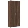 Aparador alto madera de ingeniería marrón roble 80x42,5x249 cm de , Aparadores - Ref: Foro24-3281370, Precio: 258,19 €, Descu...