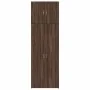 Aparador alto madera de ingeniería marrón roble 80x42,5x249 cm de , Aparadores - Ref: Foro24-3281370, Precio: 258,19 €, Descu...