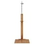 Ducha de jardín de madera maciza de teca 75x75x210 cm de vidaXL, Accesorios para piscinas y spa - Ref: Foro24-312276, Precio:...
