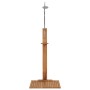 Solid teak wood garden shower 75x75x210 cm by vidaXL, Pool and spa accessories - Ref: Foro24-312276, Price: 232,86 €, Discoun...
