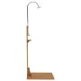Ducha de jardín de madera maciza de teca 75x75x210 cm de vidaXL, Accesorios para piscinas y spa - Ref: Foro24-312276, Precio:...