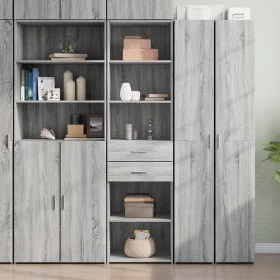 Ingenieurholz-Sideboard in Sonoma-Grau 50x42,5x185 cm von , Sideboards - Ref: Foro24-3281460, Preis: 137,84 €, Rabatt: %