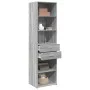 Aparador de madera de ingeniería gris Sonoma 50x42,5x185 cm de , Aparadores - Ref: Foro24-3281460, Precio: 138,32 €, Descuent...