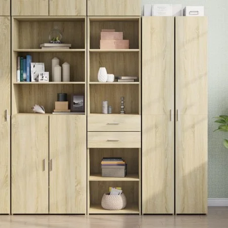 Ingenieurholz-Sideboard Eiche Sonoma 50x42,5x185 cm von , Sideboards - Ref: Foro24-3281457, Preis: 131,26 €, Rabatt: %