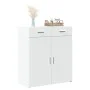 Aparador madera de ingeniería blanco 80x42,5x93 cm by , Sideboards - Ref: Foro24-3281469, Price: 122,00 €, Discount: %