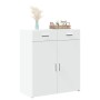 Aparador madera de ingeniería blanco 80x42,5x93 cm by , Sideboards - Ref: Foro24-3281469, Price: 123,90 €, Discount: %