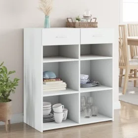 Ingenieurholz-Sideboard in Weiß 80x42,5x93 cm von , Sideboards - Ref: Foro24-3281476, Preis: 97,82 €, Rabatt: %