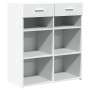 Aparador madera de ingeniería blanco 80x42,5x93 cm by , Sideboards - Ref: Foro24-3281476, Price: 98,99 €, Discount: %