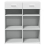 Aparador madera de ingeniería blanco 80x42,5x93 cm by , Sideboards - Ref: Foro24-3281476, Price: 98,99 €, Discount: %