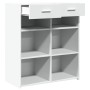 Aparador madera de ingeniería blanco 80x42,5x93 cm by , Sideboards - Ref: Foro24-3281476, Price: 98,99 €, Discount: %