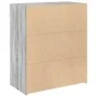 Aparador madera de ingeniería gris Sonoma 80x42,5x93 cm by , Sideboards - Ref: Foro24-3281481, Price: 97,09 €, Discount: %