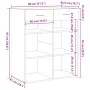 Aparador madera de ingeniería gris Sonoma 80x42,5x93 cm by , Sideboards - Ref: Foro24-3281481, Price: 97,09 €, Discount: %