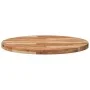 Tablero de mesa redondo madera maciza de acacia Ø80x4 cm by , Table tops - Ref: Foro24-4008704, Price: 121,98 €, Discount: %