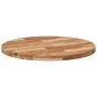 Tablero de mesa redondo madera maciza de acacia Ø80x4 cm by , Table tops - Ref: Foro24-4008704, Price: 121,98 €, Discount: %