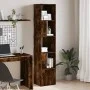 Estantería de madera de ingeniería roble ahumado 40x36x189 cm de , Librerías y estanterías - Ref: Foro24-848245, Precio: 77,0...