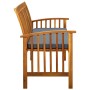 Gartenbank mit Kissen aus massivem Akazienholz 147 cm von vidaXL, Gartenbänke - Ref: Foro24-312135, Preis: 176,81 €, Rabatt: %