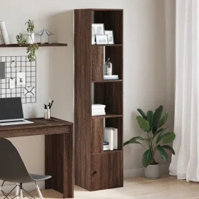 Estantería de madera de ingeniería marrón roble 40x36x189 cm by , Bookcases and shelves - Ref: Foro24-848247, Price: 91,08 €,...