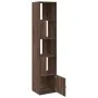 Estantería de madera de ingeniería marrón roble 40x36x189 cm de , Librerías y estanterías - Ref: Foro24-848247, Precio: 91,05...