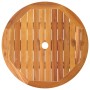 Mesa jardín plegable madera maciza de eucalipto Ø60x75 cm