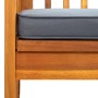 Banco de jardín con cojín madera maciza de acacia 147 cm de vidaXL, Bancos de jardín - Ref: Foro24-312135, Precio: 176,81 €, ...