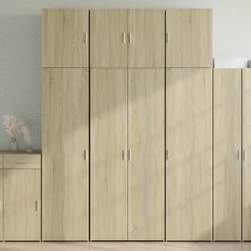 Aparador alto madera de ingeniería roble Sonoma 80x42,5x249 cm by , Sideboards - Ref: Foro24-3281366, Price: 274,74 €, Discou...