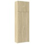 Aparador alto madera de ingeniería roble Sonoma 80x42,5x249 cm by , Sideboards - Ref: Foro24-3281366, Price: 279,59 €, Discou...