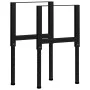 Workbench structure 2 pcs metal 55x(69-95.5)cm black by vidaXL, Table legs - Ref: Foro24-147931, Price: 49,34 €, Discount: %