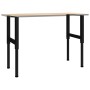 Workbench structure 2 pcs metal 55x(69-95.5)cm black by vidaXL, Table legs - Ref: Foro24-147931, Price: 51,22 €, Discount: %