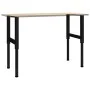 Workbench structure 2 pcs metal 55x(69-95.5)cm black by vidaXL, Table legs - Ref: Foro24-147931, Price: 49,34 €, Discount: %