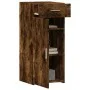 Aparador madera de ingeniería roble ahumado 40x42,5x93 cm de , Aparadores - Ref: Foro24-846282, Precio: 70,91 €, Descuento: %