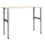 Workbench structure 2 pcs metal 55x(69-95.5)cm gray by vidaXL, Table legs - Ref: Foro24-147932, Price: 51,84 €, Discount: %