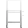 Workbench structure 2 pcs metal 55x(69-95.5)cm gray by vidaXL, Table legs - Ref: Foro24-147932, Price: 51,35 €, Discount: %