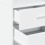 Aparador de madera de ingeniería blanco 40x42,5x185 cm by , Sideboards - Ref: Foro24-3281441, Price: 133,44 €, Discount: %